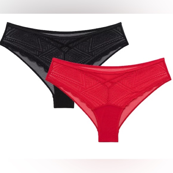 Adore Me Geo Lace Panty trio 3XL Gorgeous! - Picture 1 of 13